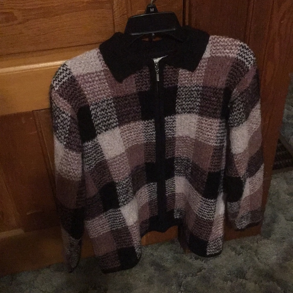 Dress bark Tan Cream and Black Tweed Jacket